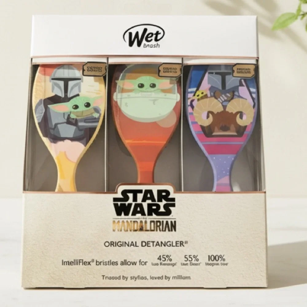 🆕 Limited Edition Wet Brush Detangling Bundle - Star Wars wet brush set! 2 left!